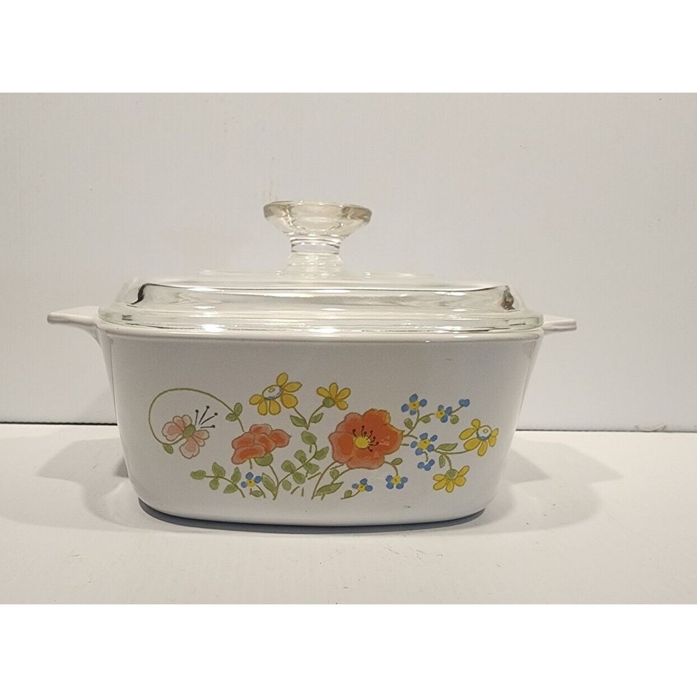 Corning Ware Wildflower A-1 1/2-B Casserole w/Lid  1.5 Quart Discontinued